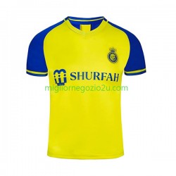 Maglia Al-Nassr Ronaldo 7 Uomo Casa Divisa 2022-2023 Manica Corta