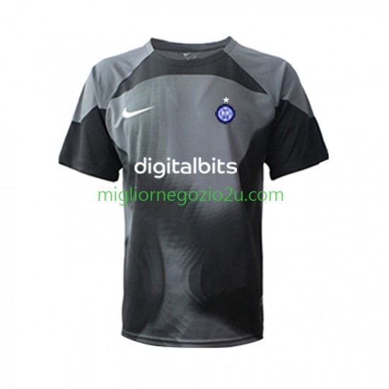 Maglia Inter Milan Portiere Uomo Casa Divisa 2022-2023 Manica Corta