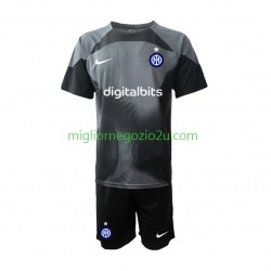 Maglia Inter Milan Portiere Bambino Casa Divisa 2022-2023 Manica Corta
