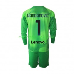 Maglia Inter Milan Samir Handanovic 1 Portiere Bambino Terza Divisa 2022-2023 Manica Lunga