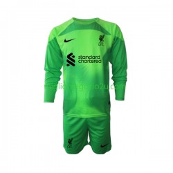 Maglia Liverpool Portiere Bambino Terza Divisa 2022-2023 Manica Lunga