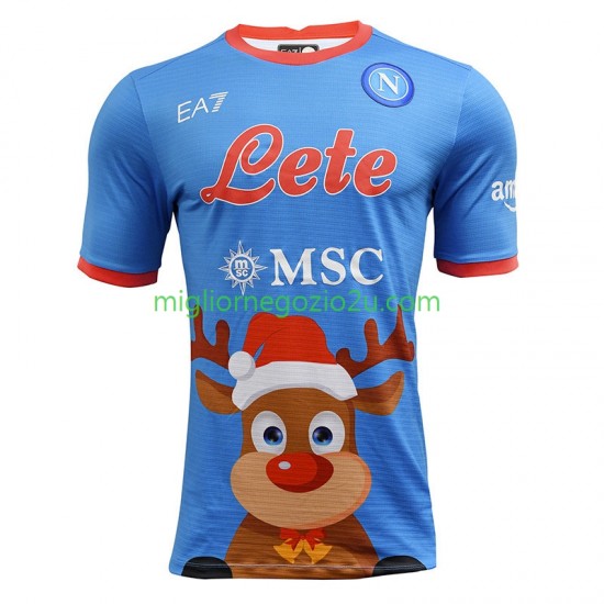 Maglia Napoli Xmas Uomo Casa Divisa 2022-2023 Manica Corta