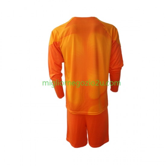 Maglia Arabia Saudita Portiere Bambino Trasferta Divisa Mondiali 2022 Manica Lunga