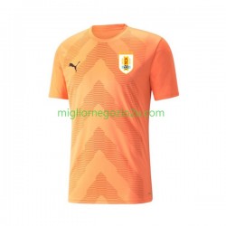 Maglia Uruguay Portiere Uomo Trasferta Divisa Mondiali 2022 Manica Corta