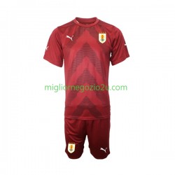 Maglia Uruguay Portiere Bambino Casa Divisa Mondiali 2022 Manica Corta