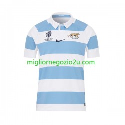 Maglia Argentina Uomo Casa Divisa Rugby RWC 2023 Manica Corta