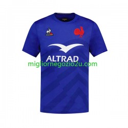 Maglia Francia Uomo Casa Divisa Rugby 2023 Manica Corta