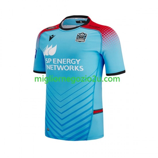 Maglia Glasgow Warriors Uomo Trasferta Divisa Rugby 2023 Manica Corta