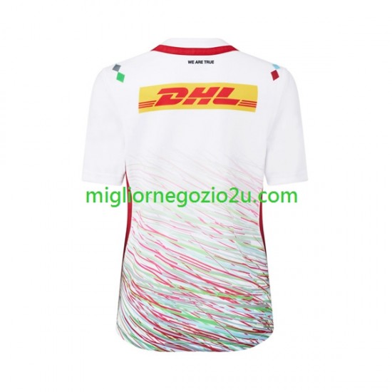 Maglia Harlequins Uomo Trasferta Divisa Rugby 2024 Manica Corta
