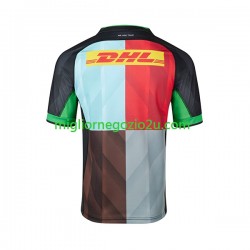 Maglia Harlequins Uomo Casa Divisa Rugby 2024 Manica Corta