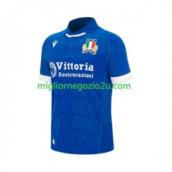 Maglia Italia Uomo Casa Divisa Rugby 2024 Manica Corta