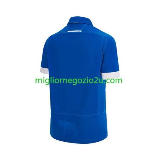 Maglia Italia Uomo Casa Divisa Rugby 2024 Manica Corta