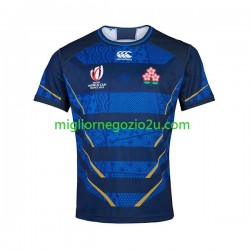 Maglia Giappone Uomo Trasferta Divisa Rugby RWC 2023 Manica Corta