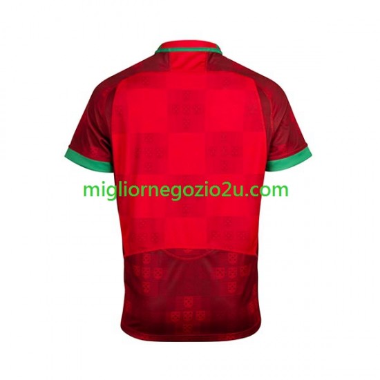 Maglia Portogallo Uomo Casa Divisa Rugby RWC 2023 Manica Corta