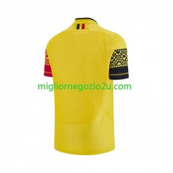 Maglia ROUMANIE Uomo Casa Divisa Rugby RWC 2023 Manica Corta