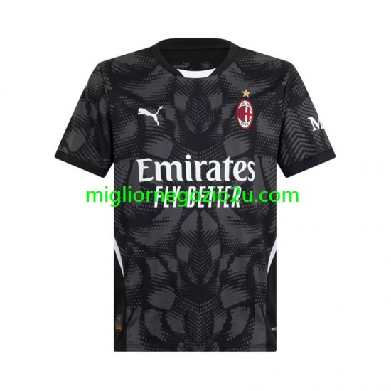 Maglia AC Milan Portiere Uomo Casa Divisa 2024-2025 Manica Corta