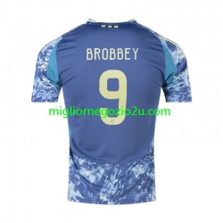 Maglia AFC Ajax Brian Brobbey 9 Uomo Trasferta Divisa 2024-2025 Manica Corta