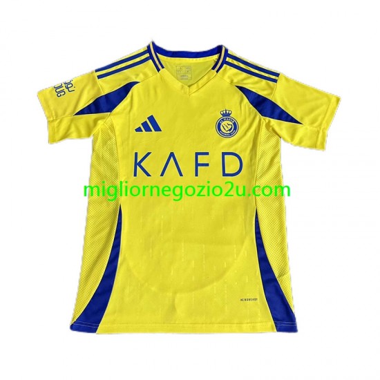 Maglia Al Nassr Uomo Casa Divisa 2024-2025 Manica Corta