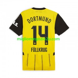 Maglia Borussia Dortmund Niclas Fullkrug 14 Uomo Casa Divisa 2024-2025 Manica Corta