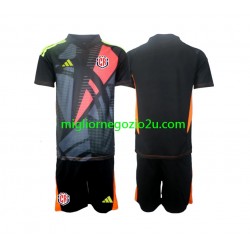 Maglia Costa Rica Portiere Bambino Terza Divisa 2024 Manica Corta