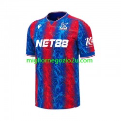 Maglia Crystal Palace Uomo Casa Divisa 2024-2025 Manica Corta