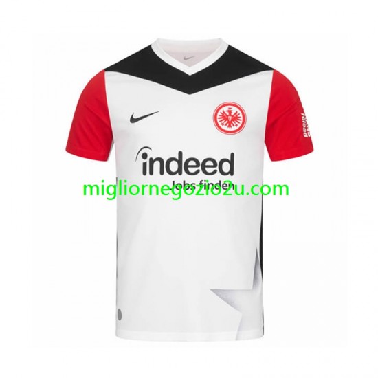Maglia Eintracht Frankfurt Uomo Casa Divisa 2024-2025 Manica Corta