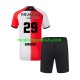 Maglia Feyenoord Rotterdam Santiago Gimenez 29 Bambino Casa Divisa 2024-2025 Manica Corta