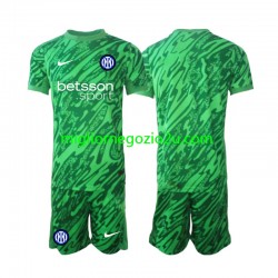 Maglia Inter Milan Portiere Bambino Casa Divisa 2024-2025 Manica Corta