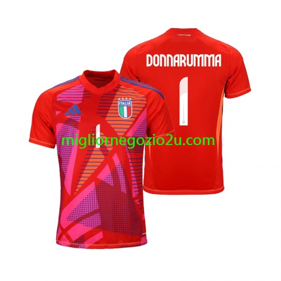 Maglia Italia Gianluigi Donnarumma 1 Portiere Uomo Terza Divisa Euro 2024 Manica Corta