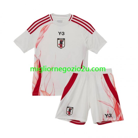 Maglia Giappone Bambino Trasferta Divisa 2024 Manica Corta