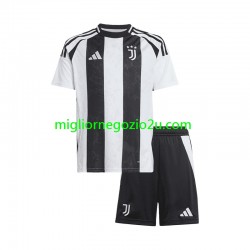 Maglia Juventus Bambino Casa Divisa 2024-2025 Manica Corta
