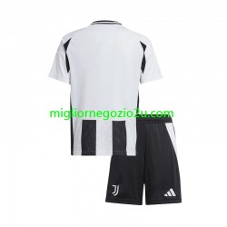 Maglia Juventus Bambino Casa Divisa 2024-2025 Manica Corta