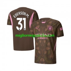 Maglia Manchester City Ederson M 31 Portiere Uomo Casa Divisa 2024-2025 Manica Corta