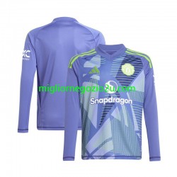 Maglia Manchester United Portiere Uomo Casa Divisa 2024-2025 Manica Lunga