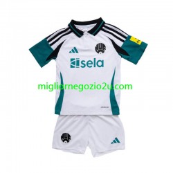 Maglia Newcastle United Bambino Terza Divisa 2024-2025 Manica Corta