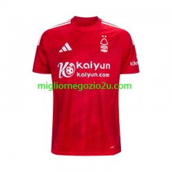 Maglia Nottingham Forest Uomo Casa Divisa 2024-2025 Manica Corta