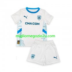 Maglia Olympique de Marseille Bambino Casa Divisa 2024-2025 Manica Corta