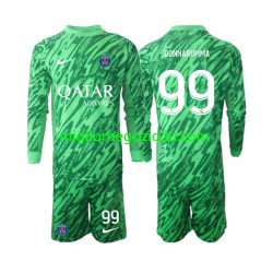 Maglia Paris Saint-Germain Gianluigi Donnarumma 99 Portiere Bambino Trasferta Divisa 2024-2025 Manica Lunga