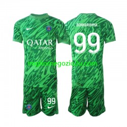 Maglia Paris Saint-Germain Gianluigi Donnarumma 99 Portiere Bambino Trasferta Divisa 2024-2025 Manica Corta