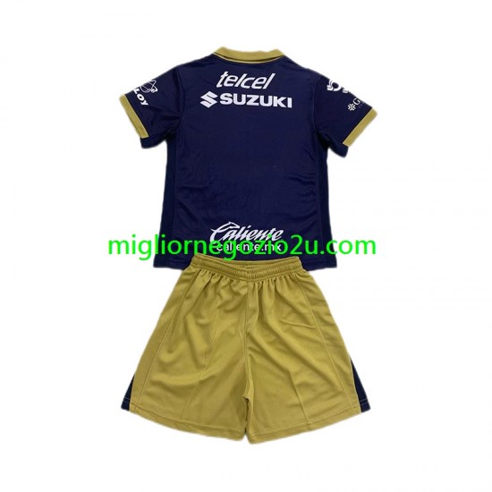 Maglia Pumas UNAM Bambino Trasferta Divisa 2024-2025 Manica Corta