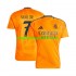 Maglia Real Madrid VINI JR 7 Uomo Trasferta Divisa 2024-2025 Manica Corta