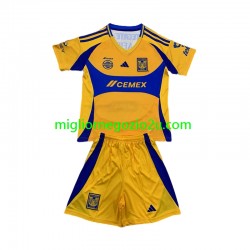 Maglia Tigres UANL Bambino Casa Divisa 2024-2025 Manica Corta