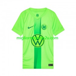 Maglia VfL Wolfsburg Uomo Casa Divisa 2024-2025 Manica Corta