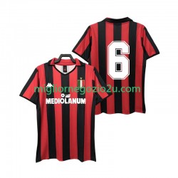 Maglia AC Milan 6 1988 1989 Retro Uomo Casa Divisa Manica Corta