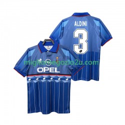 Maglia AC Milan ALDINI 3 1995 1996 Retro Uomo Trasferta Divisa Manica Corta
