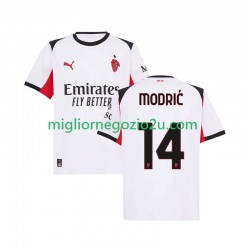 Maglia AC Milan Modrić Luka 14 Uomo Trasferta Divisa 2025-2026 Manica Corta
