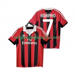 Maglia AC Milan ROBINHO 7 2012 2013 Retro Uomo Casa Divisa Manica Corta