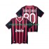 Maglia AC Milan RONALDINHO 80 2009 Retro Uomo Casa Divisa 2010 Manica Corta
