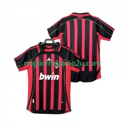 Maglia AC Milan 2007 Retro Uomo Casa Divisa 2006 Manica Corta