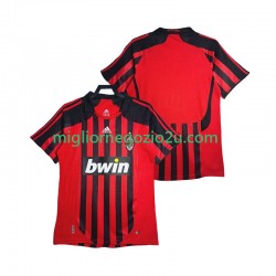 Maglia AC Milan 2007 Retro Uomo Casa Divisa 2008 Manica Corta